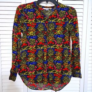 Old Navy Women's XS Petite Floral The Tunic Shirt